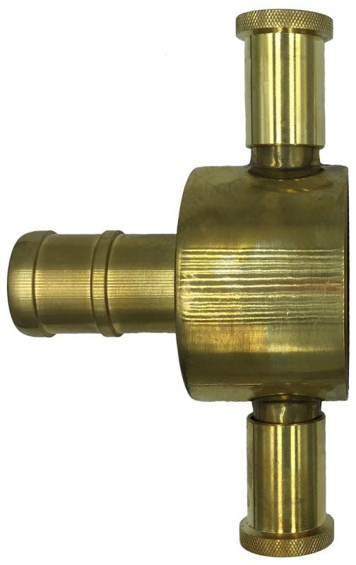 Coupling 65mm BIC F x 38mm Tail Brass AWFS
