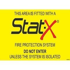 Stat-X Label 'Do Not Enter' : AWFS